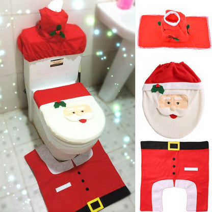 Set de Baño Decoración Navideña - Viejito Pascuero🎅