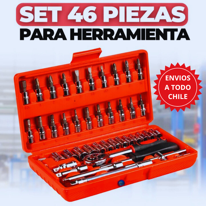 Set 46 Piezas De Herramientas