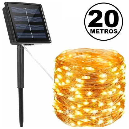 KIT de Luces Navideñas (20 Metros - Solar)