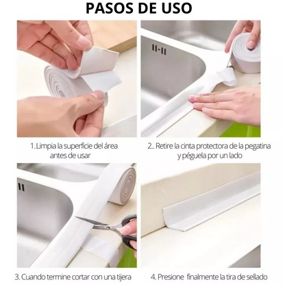 Cinta Adhesiva Reparación Cocina y Baño