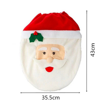 Set de Baño Decoración Navideña - Viejito Pascuero🎅